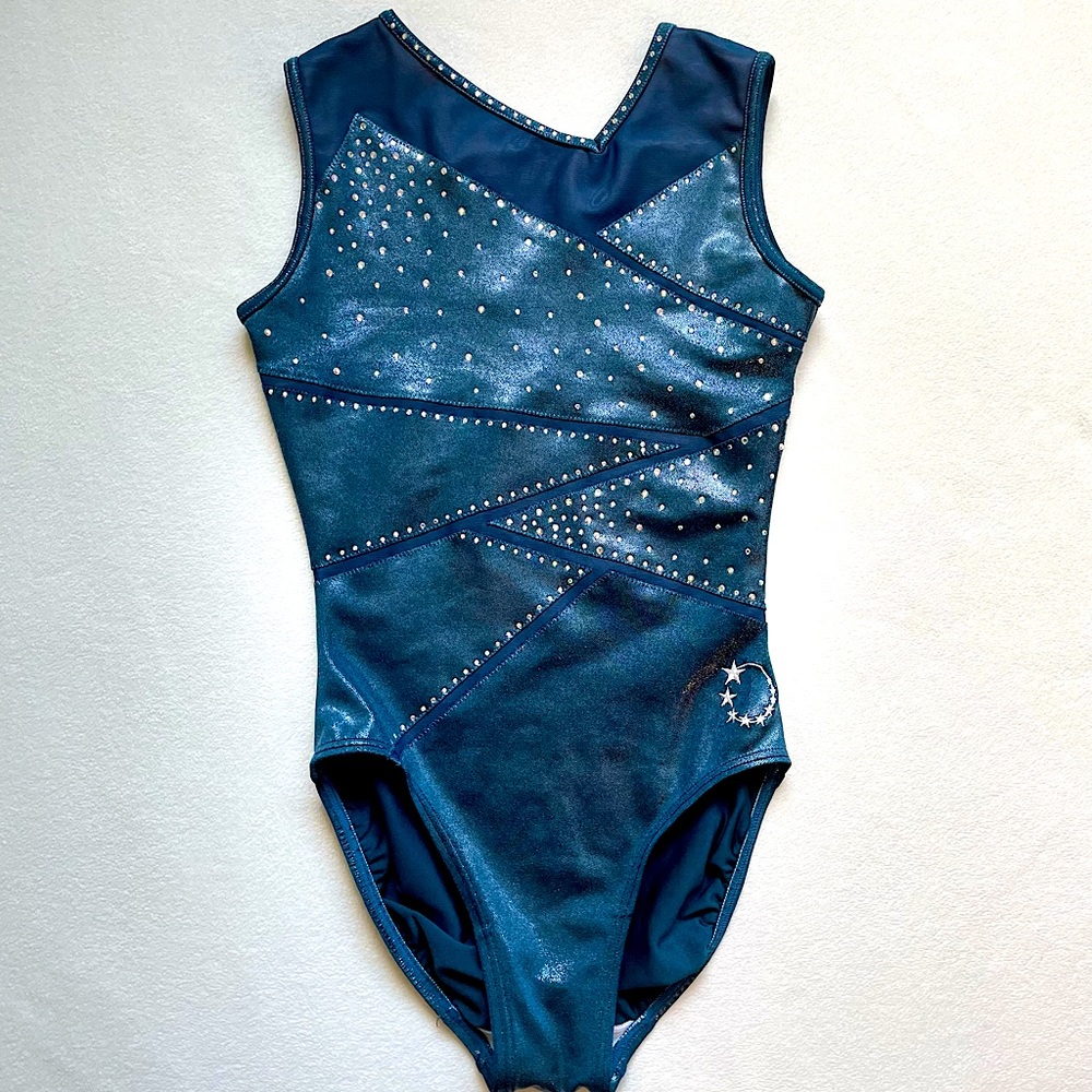 Dark blue Little Stars leotard